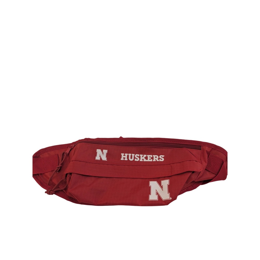 31226Nebraska Huskers Fanny Pack Waist Bag‎ Red NCAA Ripstop Adjustable Strap